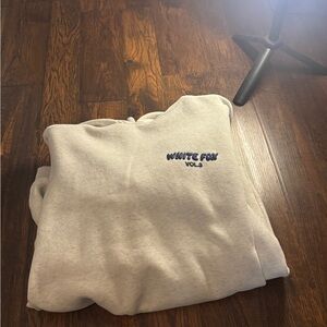 White Fox Boutique Gray Sweatshirt